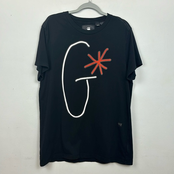 G -Star Raw Black Tee Sz XL - Picture 2 of 6